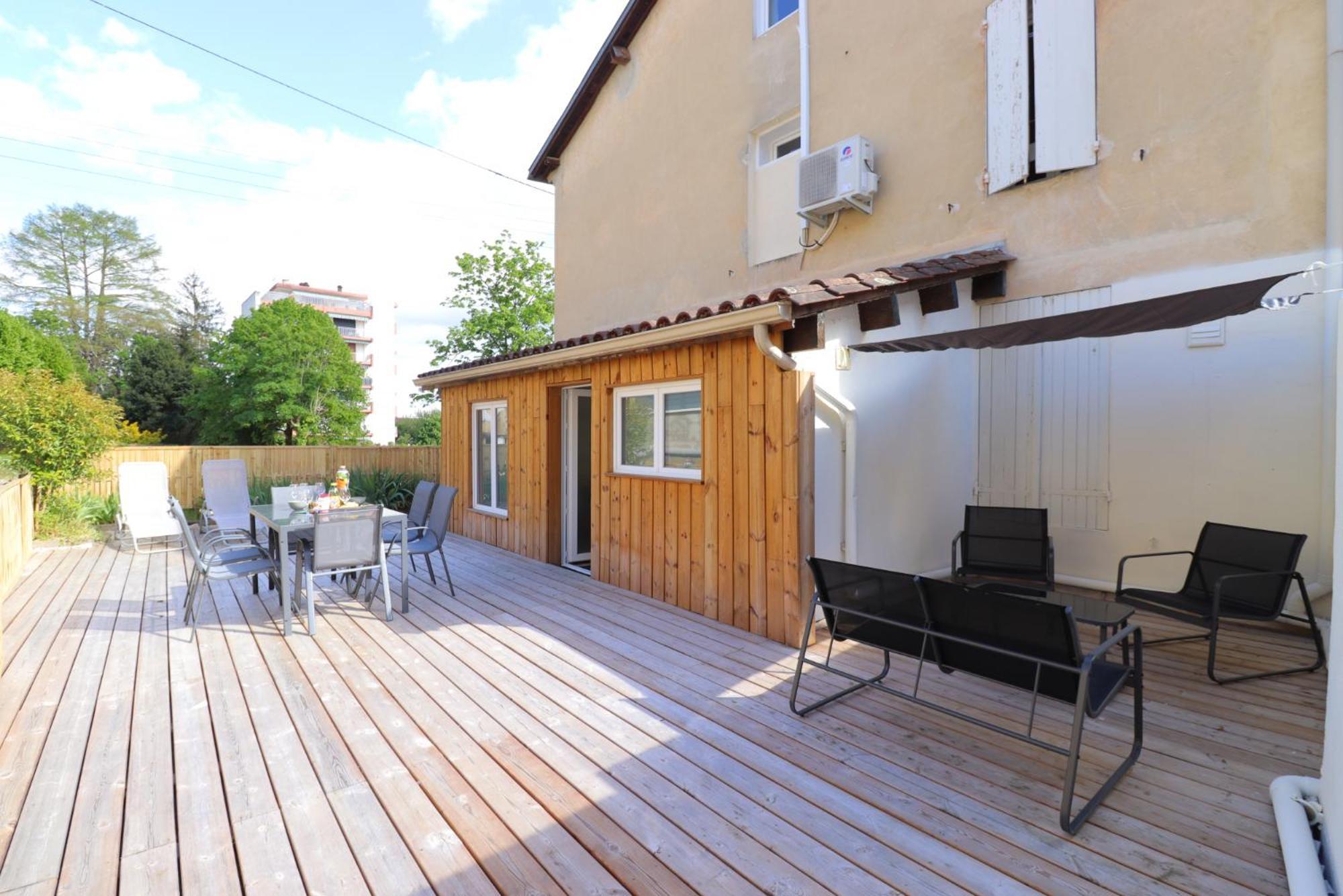 Le Terrazza - T3 Hyper-Centre Avec Terrasse Privative Apartment Бержерак Стая снимка